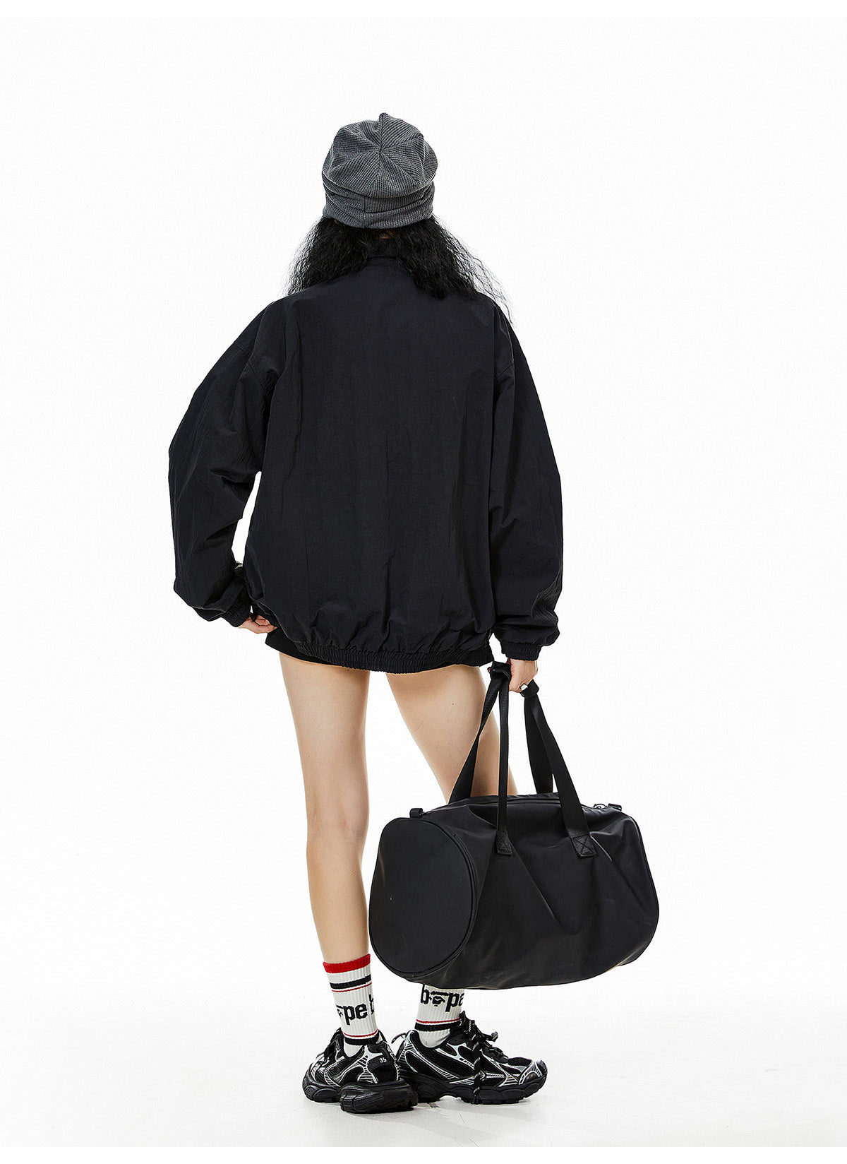 Women's Double-sided Cardigan Jacket Loose Leisure Sports Jacket