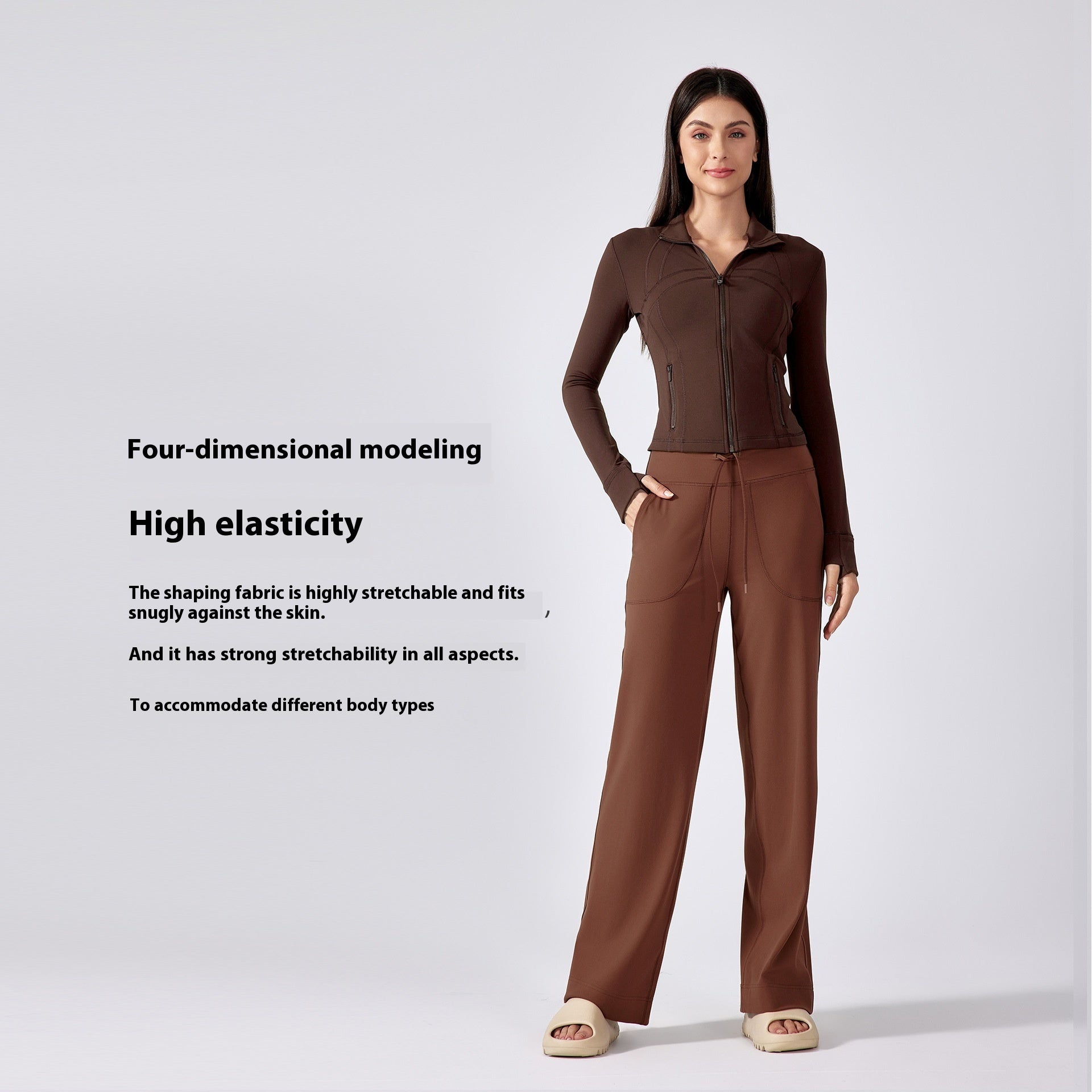 Fitness and Yoga Clothes Coat Women's Sports Cardigan Jacket